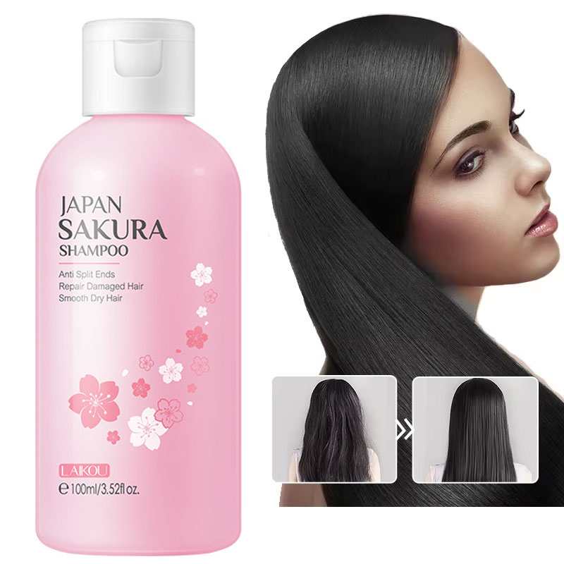 Hair Care Japanese - LAIKOU Jepang Sakura Sampo Perbaikan Rambut