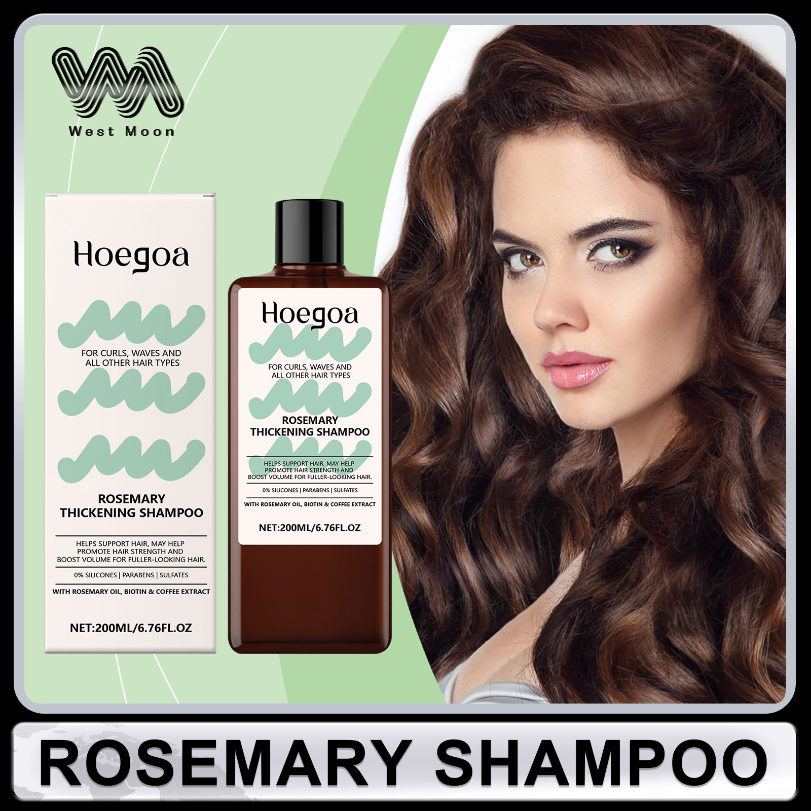 Hair Care For Dry And Frizzy Hair - Sampo Rosemary Memperbaiki Rambut Kering Keriting