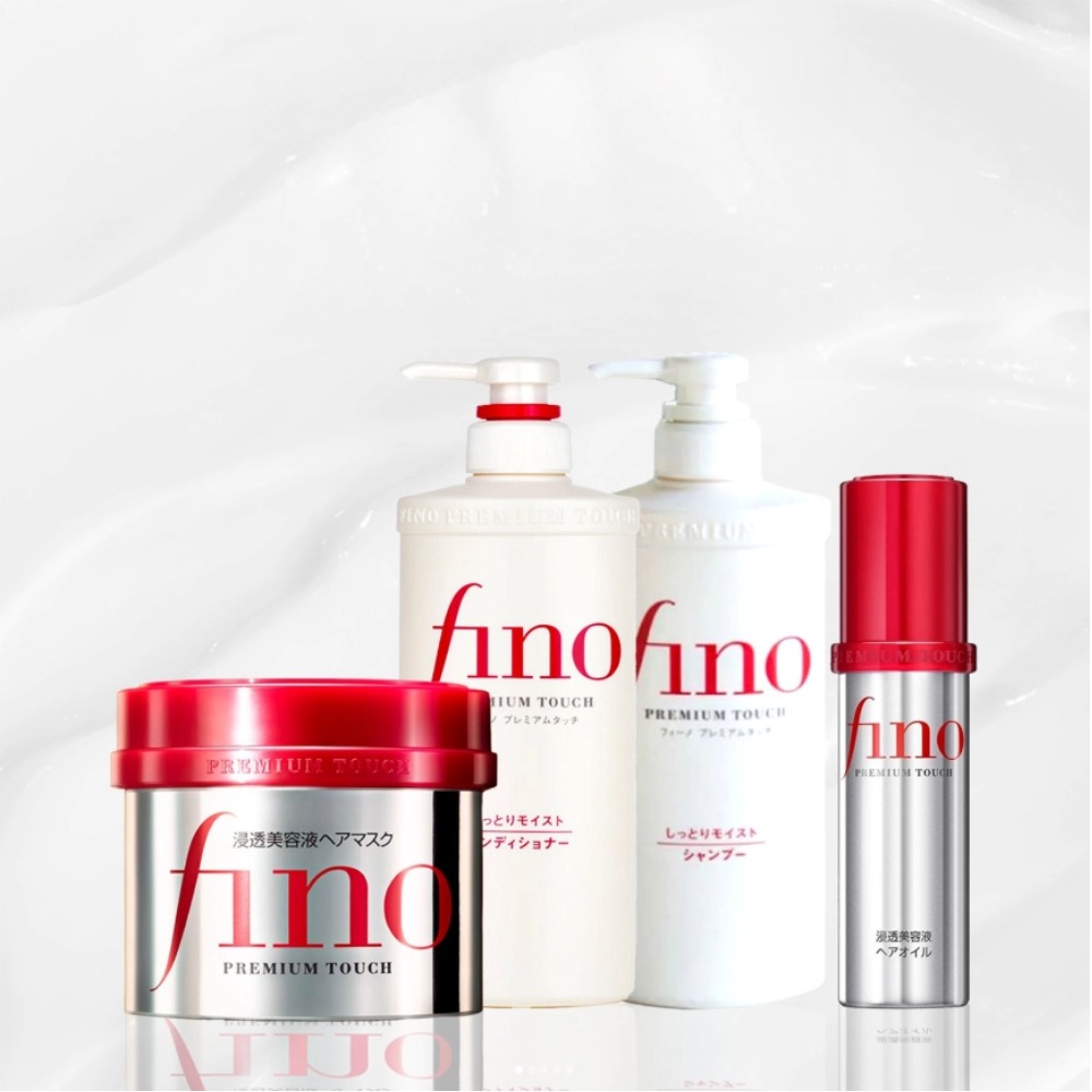 Hair Care For Dry And Frizzy Hair - Fino Perawatan Rambut Sampo Kondisioner Masker