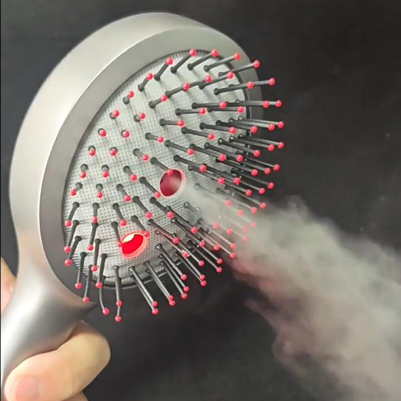 Hair Care Essential Oil - Sisir Pijat Getar Elektrik Digital dengan