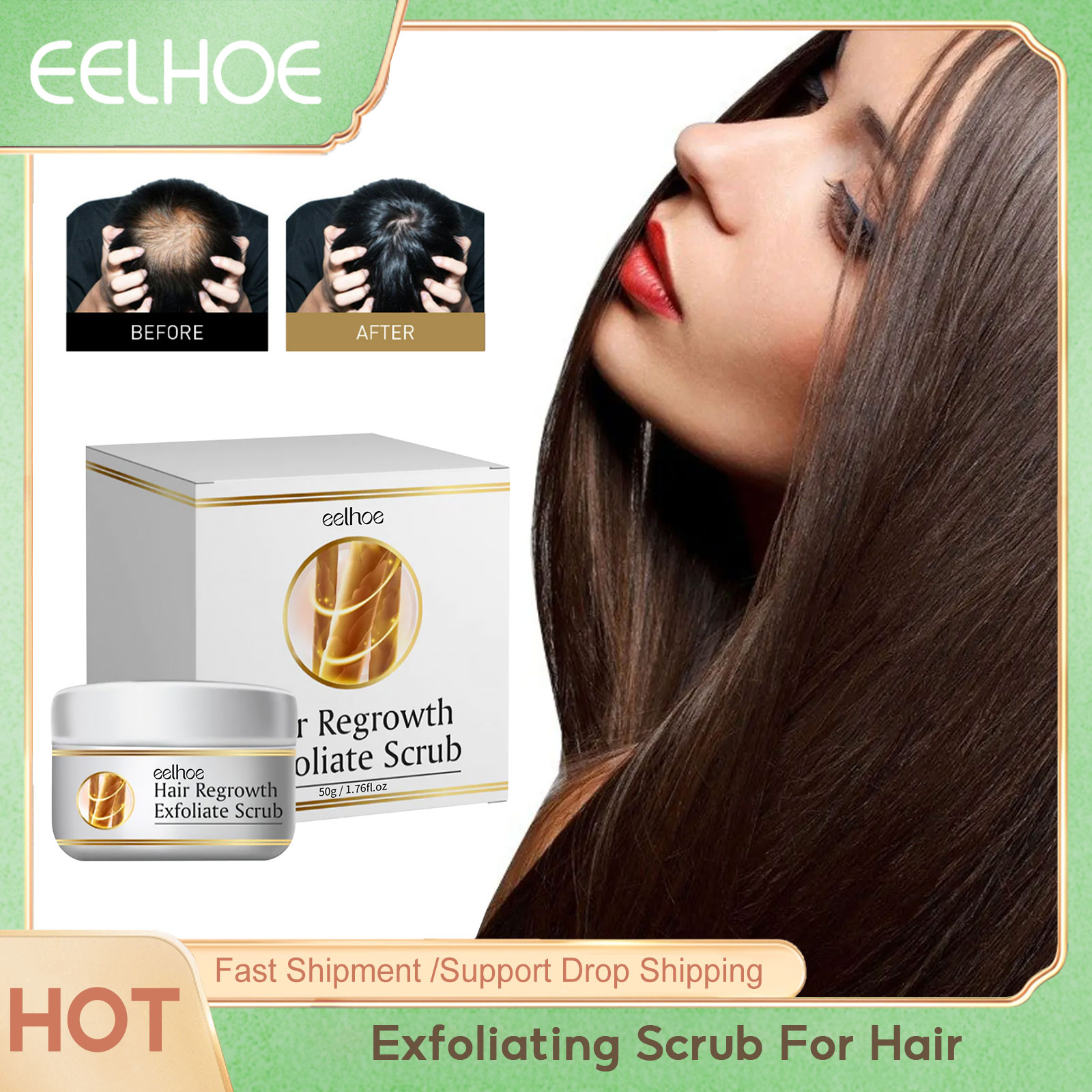 Scalp Scrub Exfoliant - Scrub Pembersih Kulit Kepala Menghilangkan Ketombe