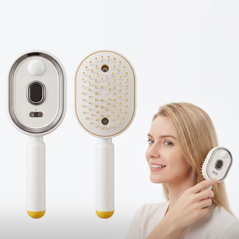 Hair Care Essential Oil - Sisir Pijat Elektrik dengan Semprotan Minyak