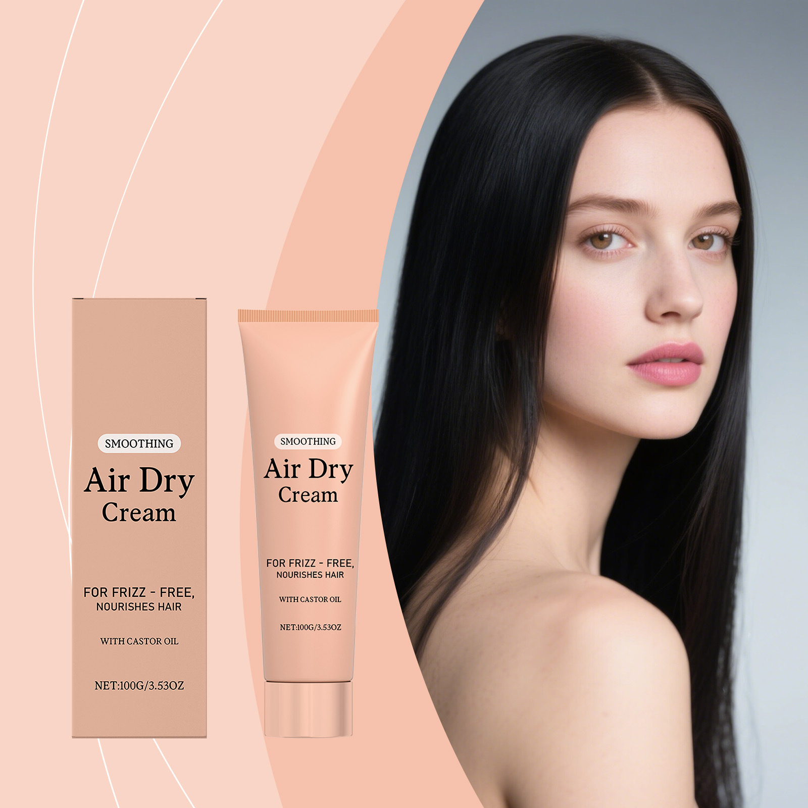 Hair Care For Dry And Frizzy Hair - Krim Rambut Penghalus Anti Frizz, Kondisioner