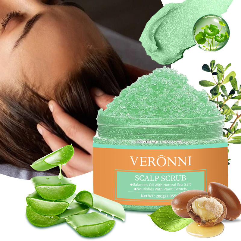 Scrub Kulit Kepala 200g Garam  - Scalp Scrub Exfoliant ulasan dan harga