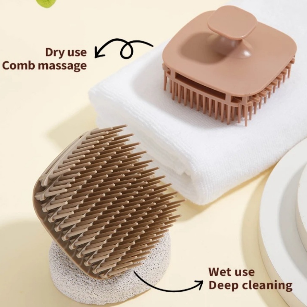 1 Buah Sikat Sampo Persegi Sis - Scalp Scrub Exfoliant ulasan dan harga