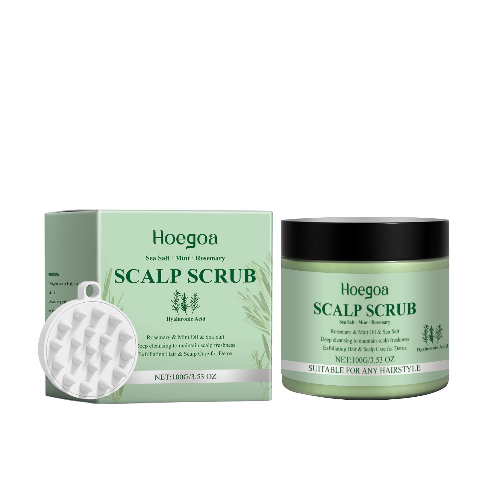 Krim Scrub Perawatan Rambut Ro - Scalp Scrub Exfoliant ulasan dan harga