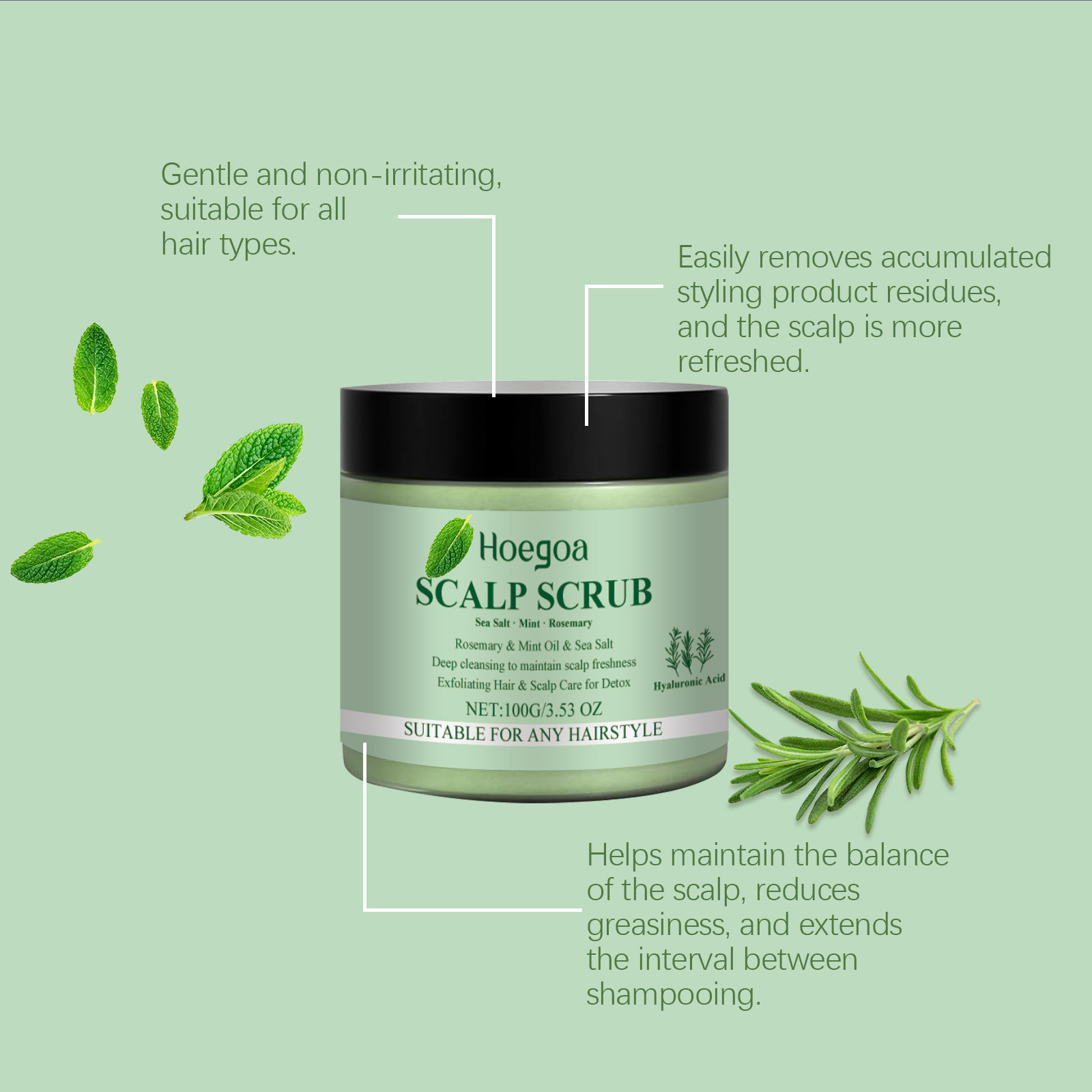 Krim Scrub Perawatan Rambut Ro - Scalp Scrub Exfoliant ulasan dan harga
