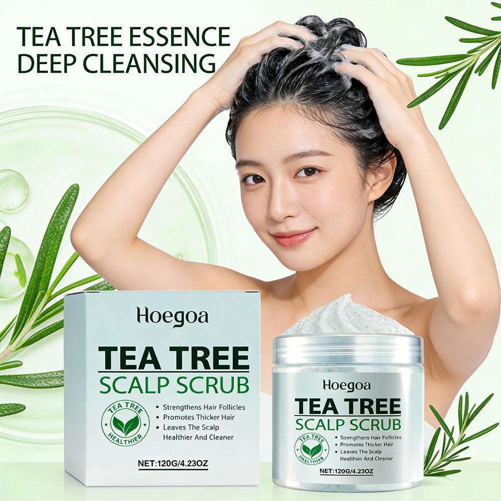 Scrub Kulit Kepala Tea Tree Pe - Scalp Scrub Exfoliant ulasan dan harga