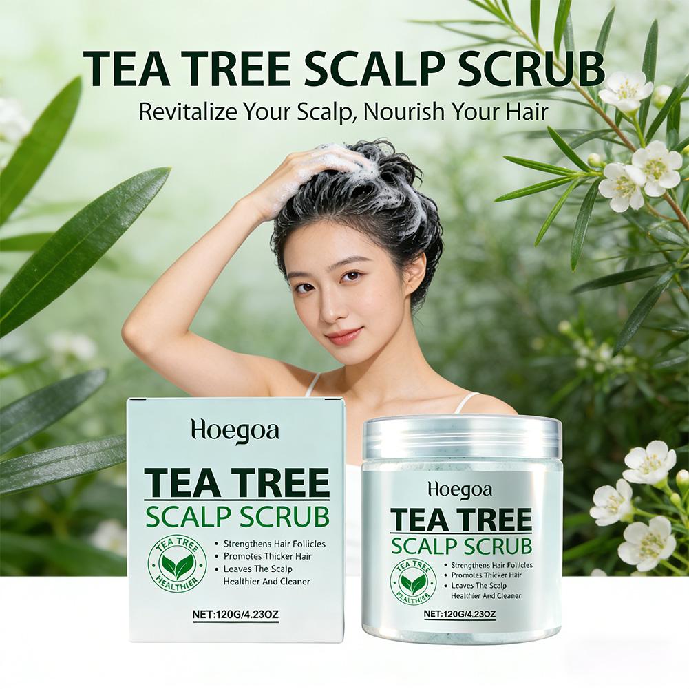 Scrub Kulit Kepala Tea Tree Pe - Scalp Scrub Exfoliant ulasan dan harga