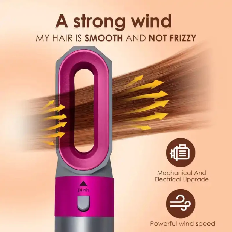 Pengering Rambut 5-In-1 Sisir  - Hair Care Japanese ulasan dan harga