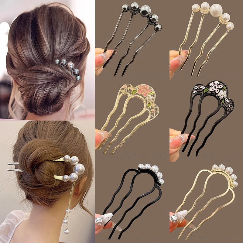 Sisir Garpu Rambut Berbentuk U - Hair Care Japanese ulasan dan harga