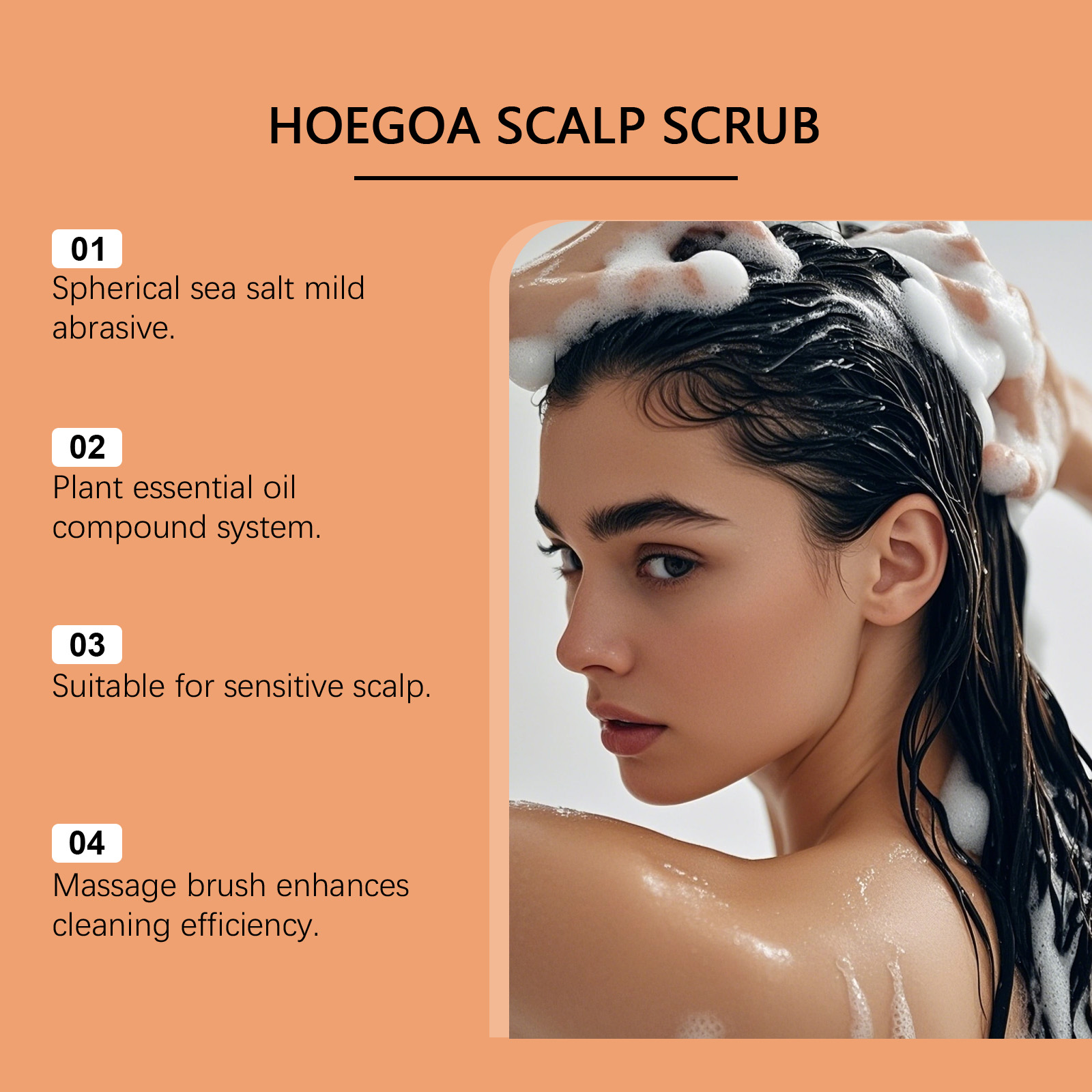 Scrub Kulit Kepala Minyak Biji - Scalp Scrub Exfoliant ulasan dan harga