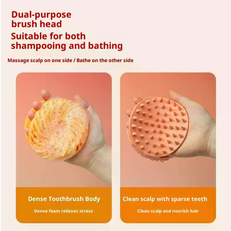 Penggosok Tubuh Silikon Lembut - Scalp Scrub Exfoliant ulasan dan harga