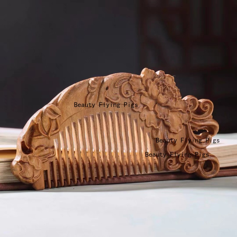 1 Buah Sisir Ukir Kayu Sisir P - Hair Care Japanese ulasan dan harga