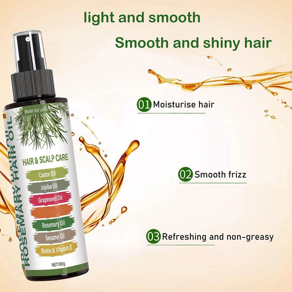 100G Minyak Rosemary Perawatan - Hair Care For Hair Growth ulasan dan harga