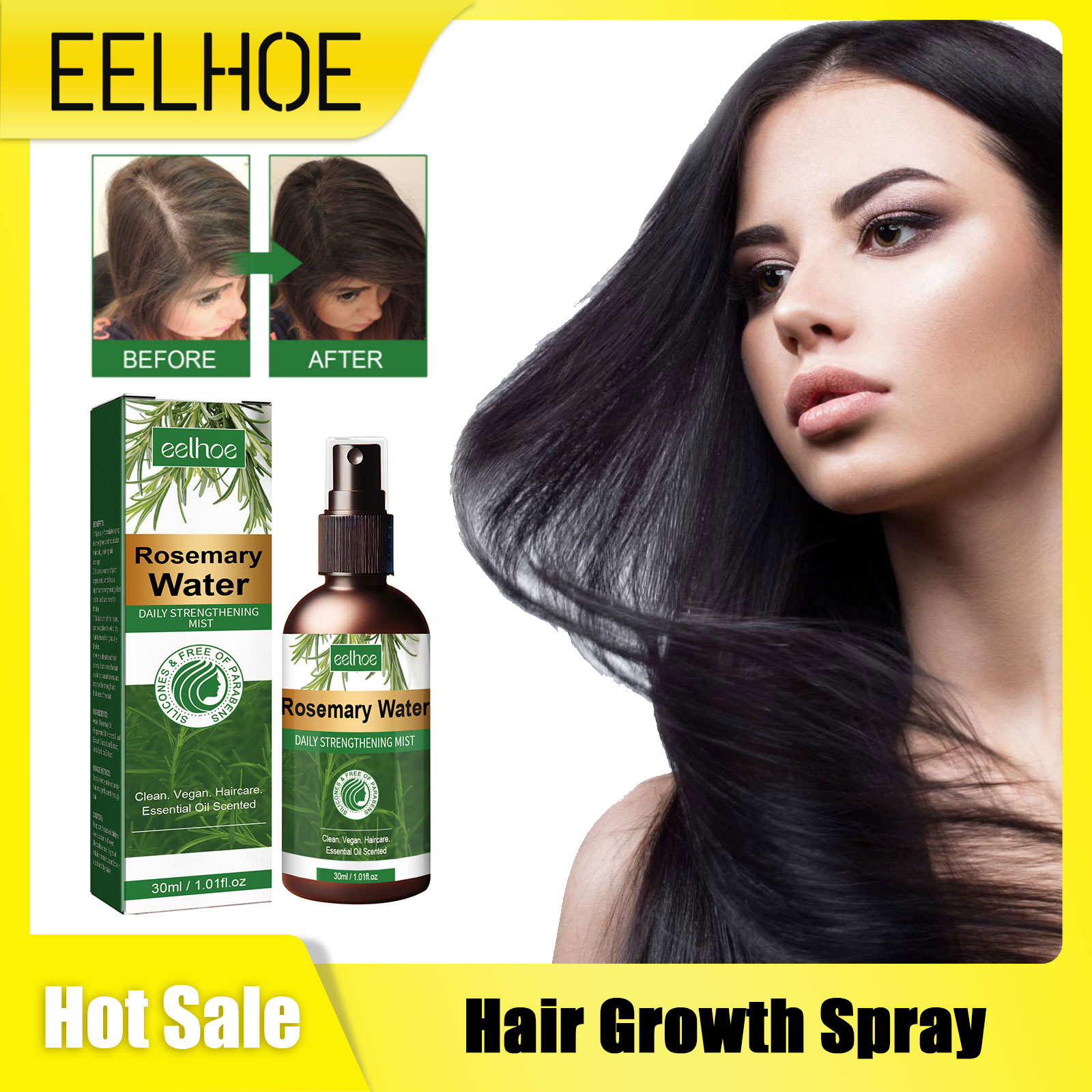 Rosemary semprotan untuk peraw - Hair Care For Hair Growth ulasan dan harga